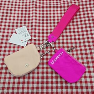Lululemon Pink and Rose Wristlet